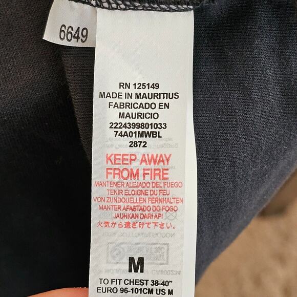 Topman Sweater Unisex Wrap Poncho Charcoal Gray Cotton Adult Medium Black NEW - Picture 9 of 11